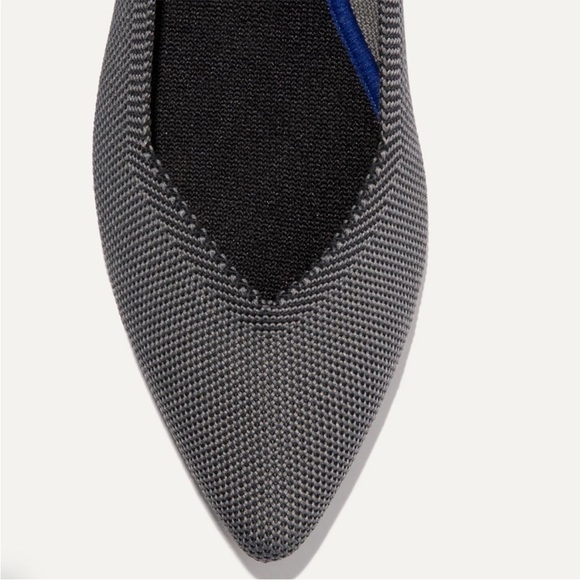 Rothy’s The Point Grey Birdseye Ballet Slip On Flats Size 7 1/2 - Picture 3 of 11